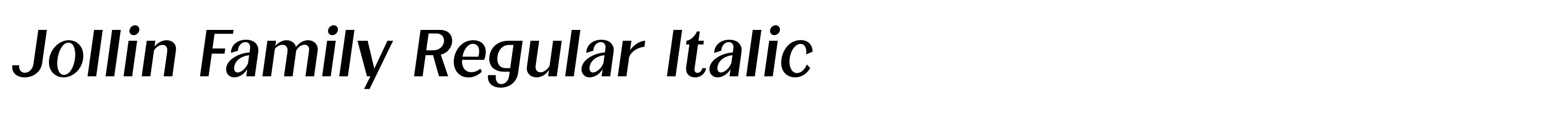Jollin Family Regular Italic